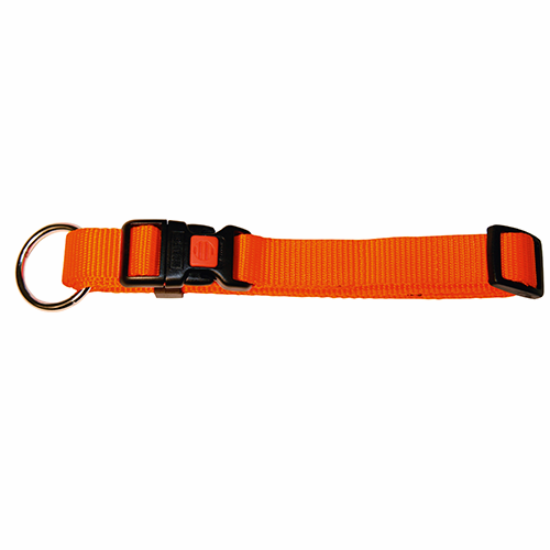 Halsbånd justerbar nylon - 10mm 20-35cm