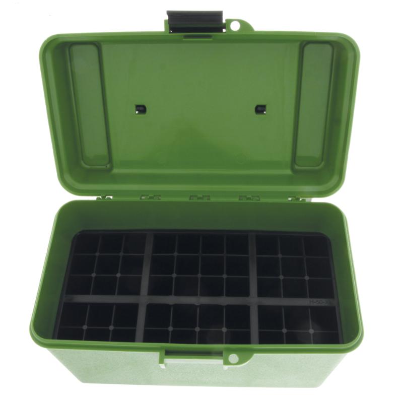 MTM patronbox 50 stk. patr. m/håndtag - Kal.264MAG-458WIN