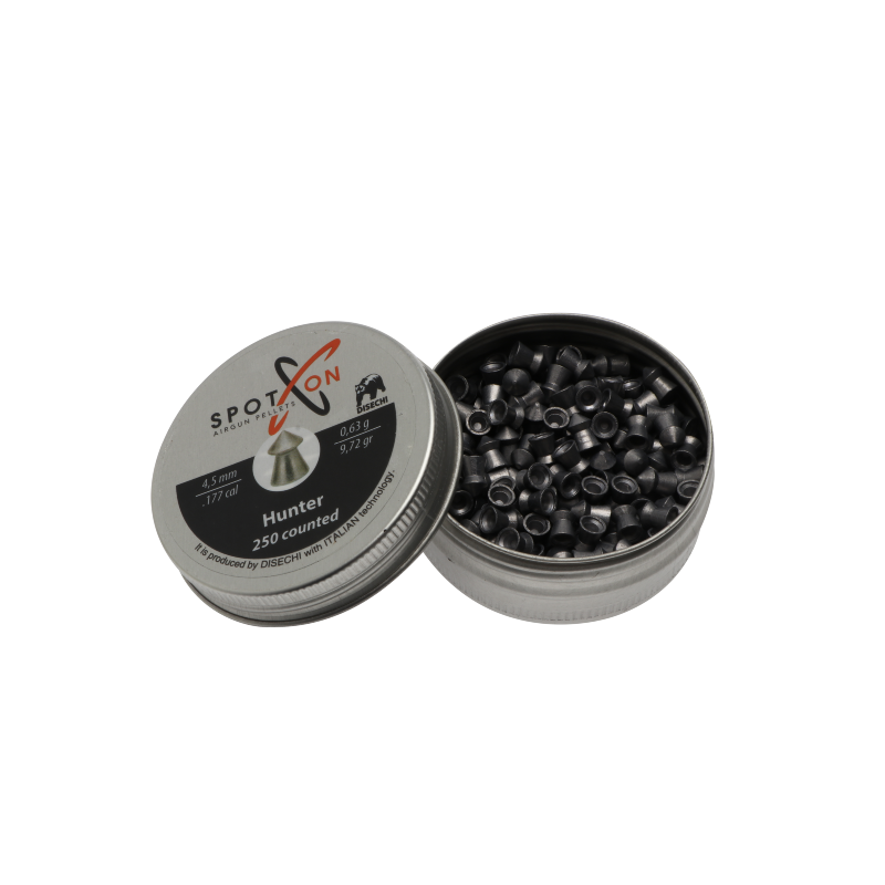 Spoton - Hunter 4,5mm - 0,63gr/9,72grain - 250 stk. pr dåse