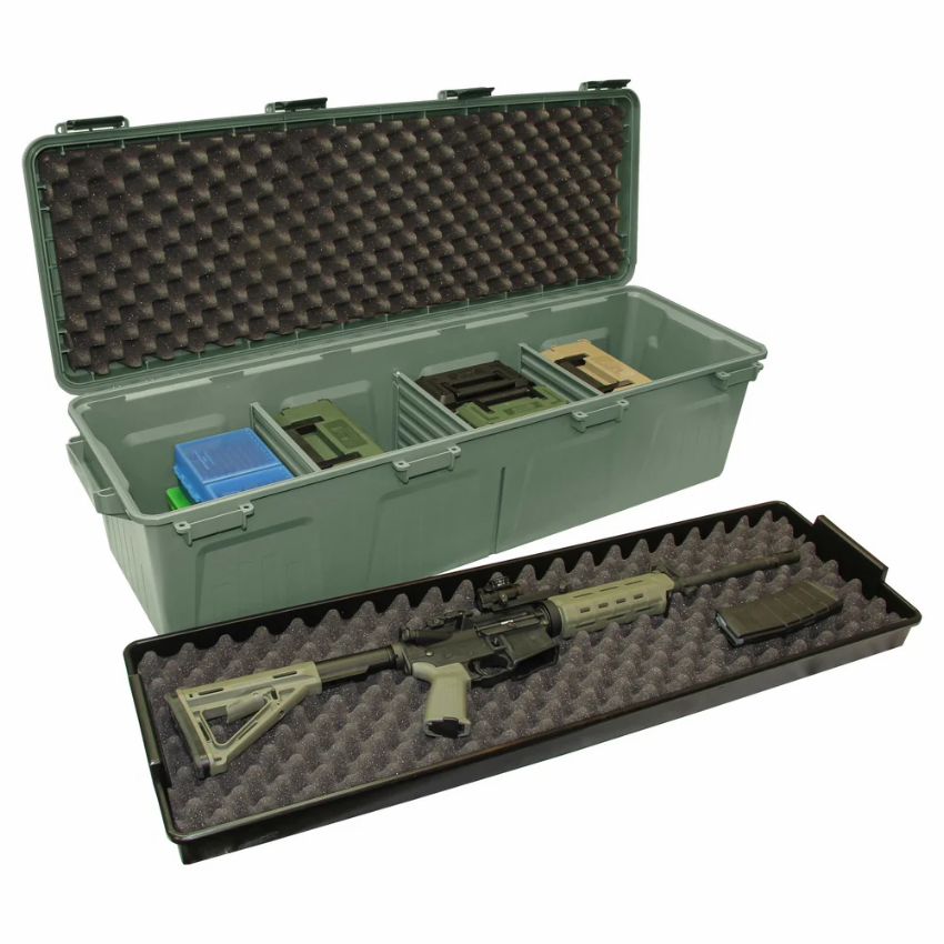 MTM Tactical Riffel/udstyrskasse - transportkasse med plads til våben