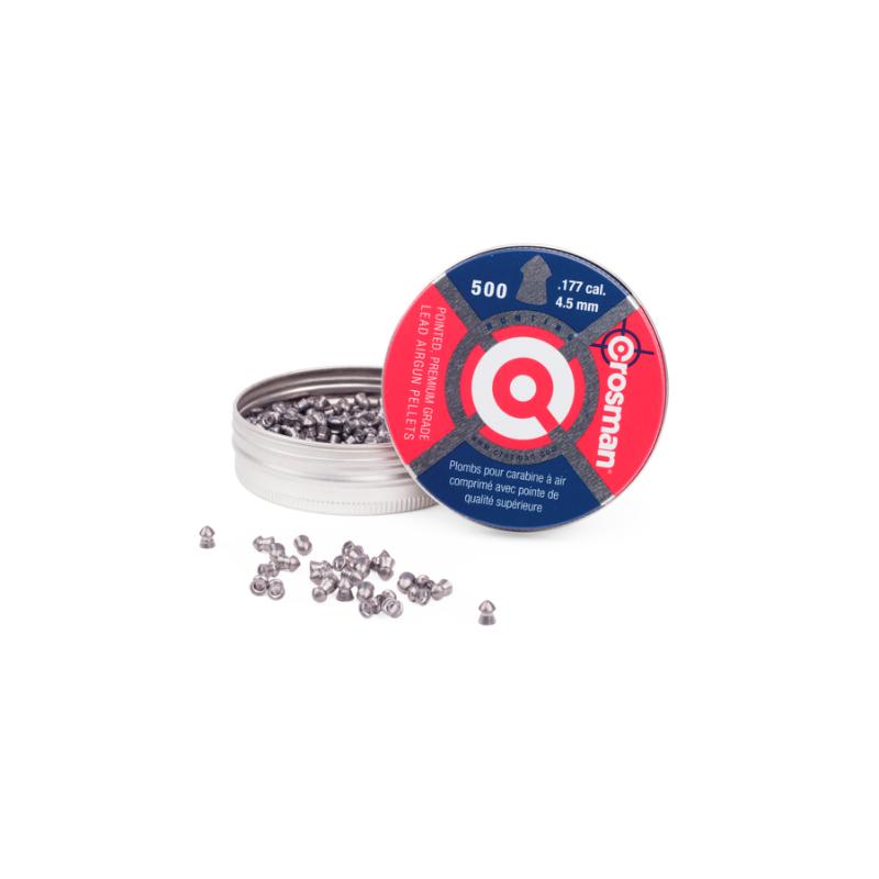 Crosman - Pointed hagl 4,5MM 0,48g. (500 stk dåse)
