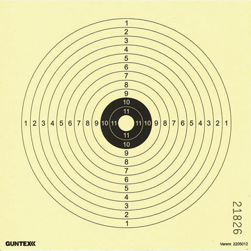 Skydeskiver 14x14 1-12 (25)