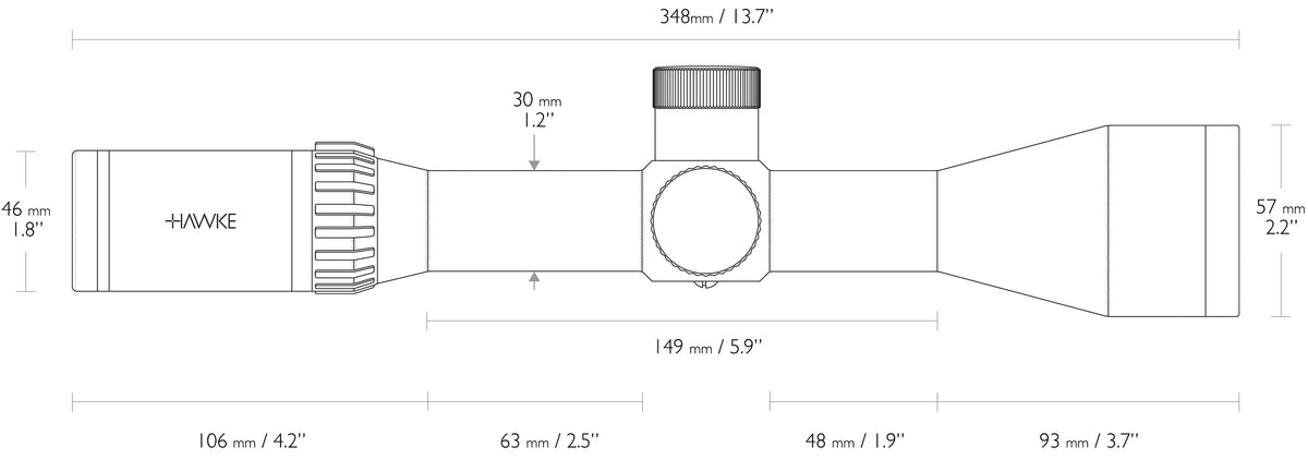 Hawke Arimax 30 WA FFP SF 4-16x50
