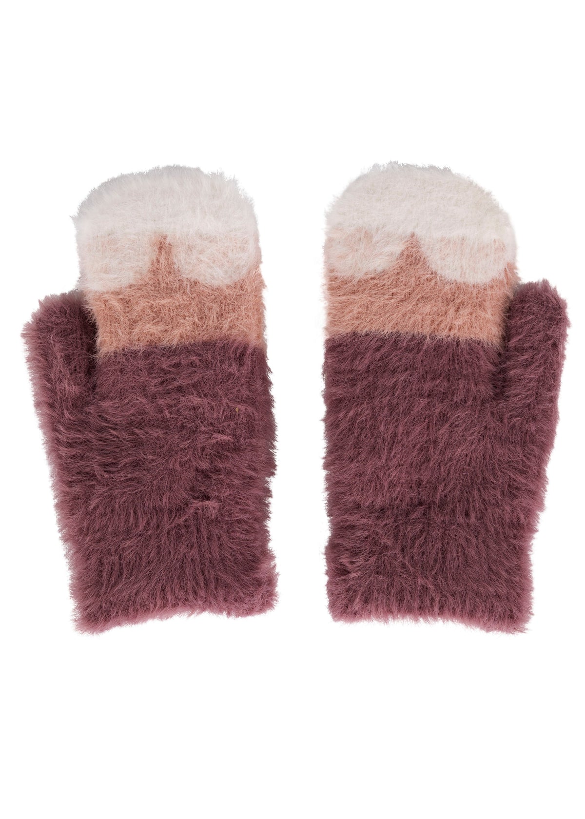 Hillside- Kids Knitted Mitts - Rose Tone - Trespass