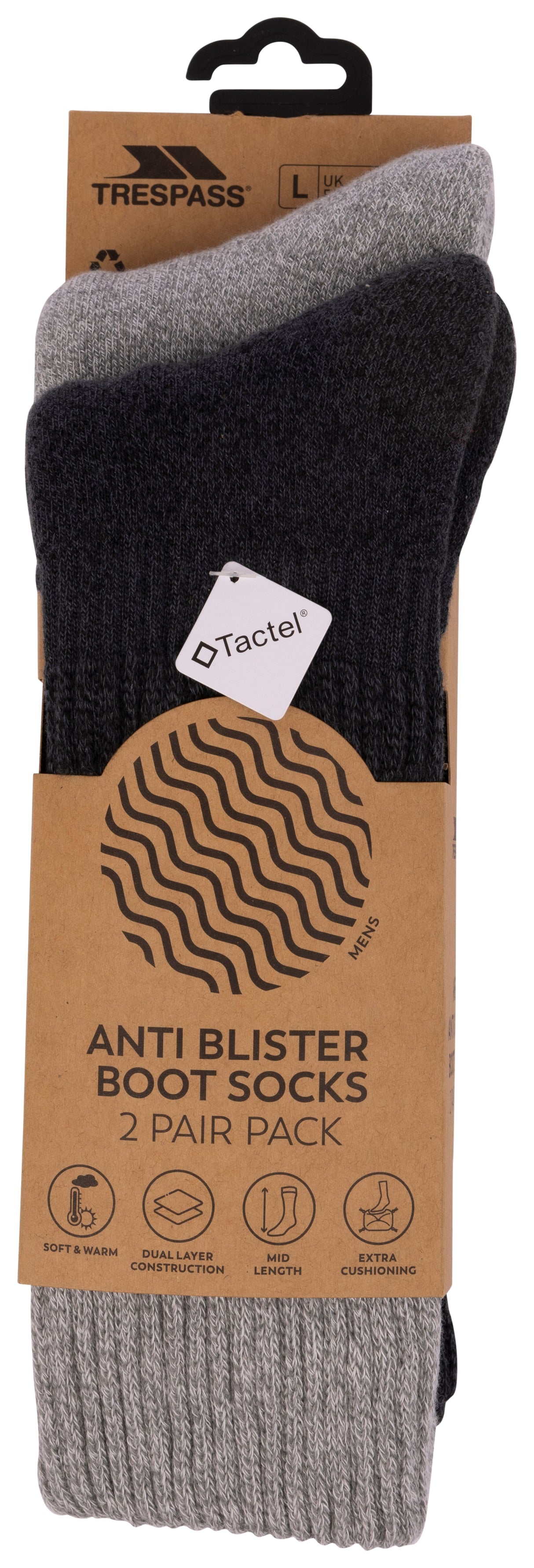 Hitched - Black/grey Marl - Trespass