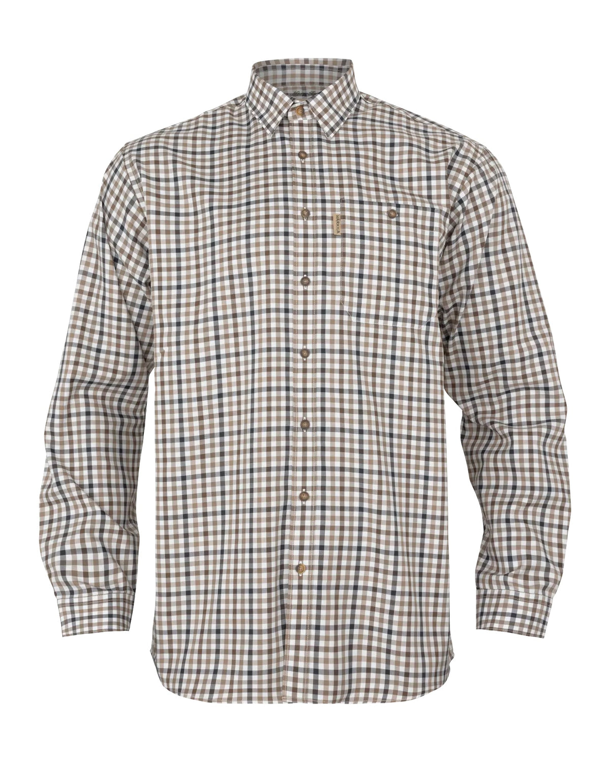Milford Skjorte - Blue/Beige check - Härkila
