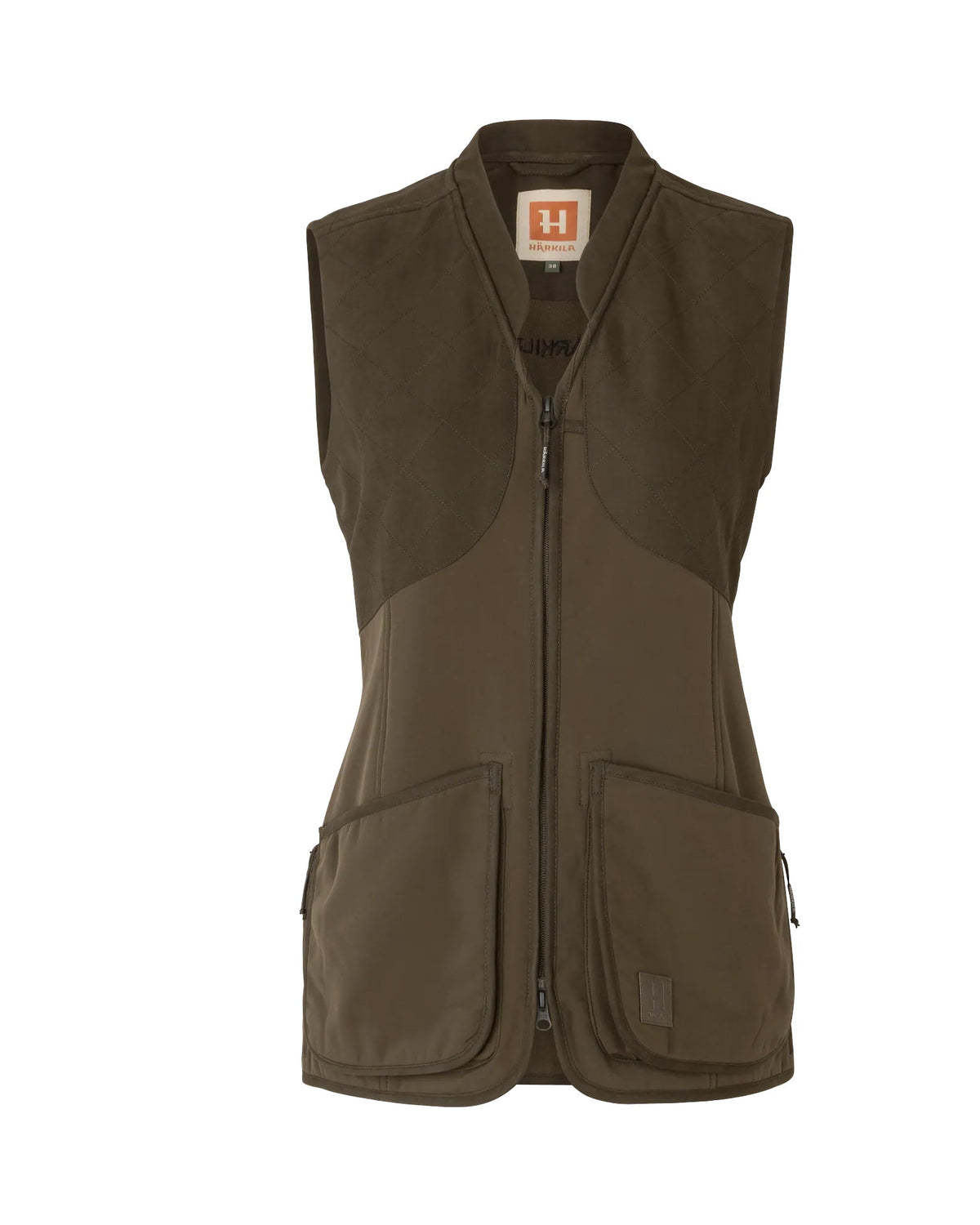 Skye skydeveste W - Willow green/Shadow brown - Härkila