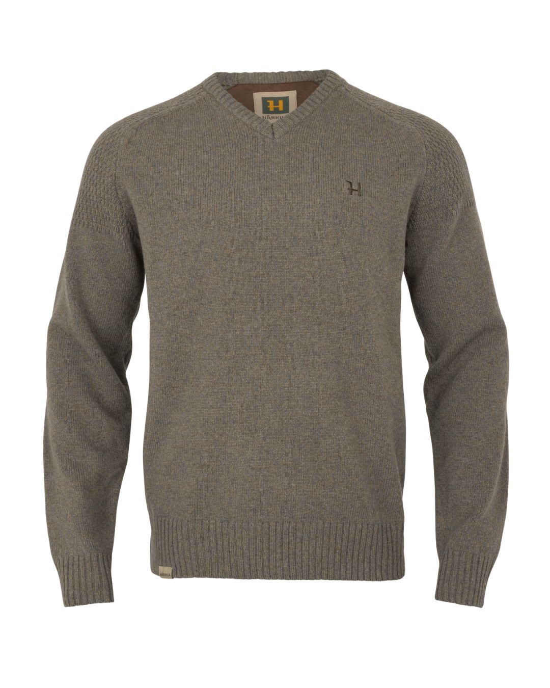 Vincent Merino V-Neck Pullover - Dark sand - Härkila