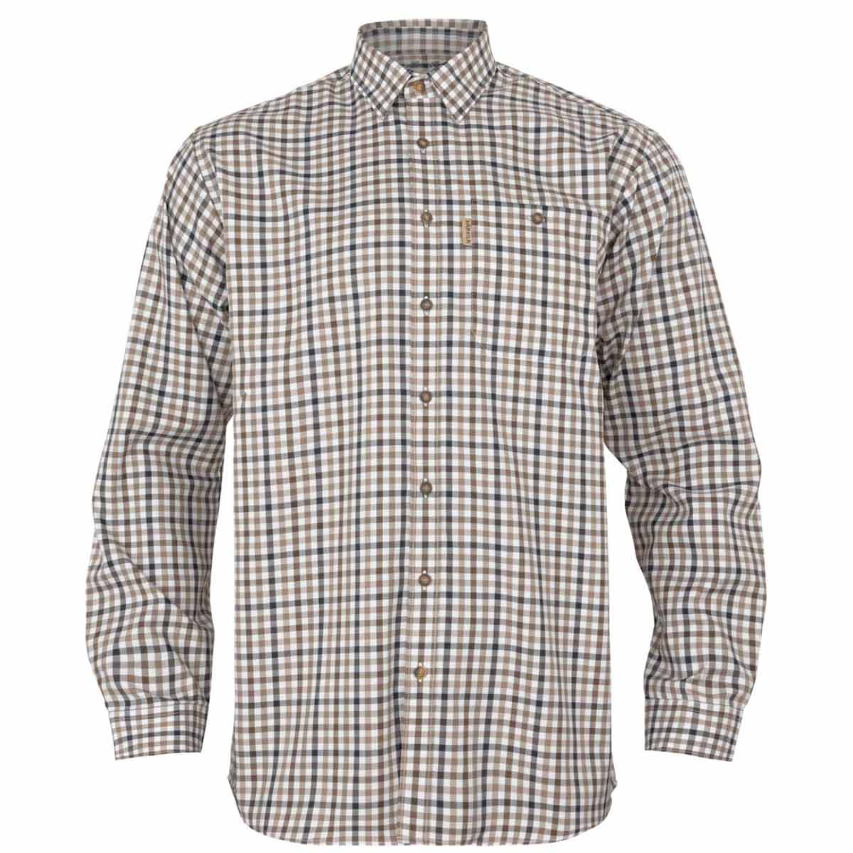 Milford Skjorte - Blue/Beige check - Härkila