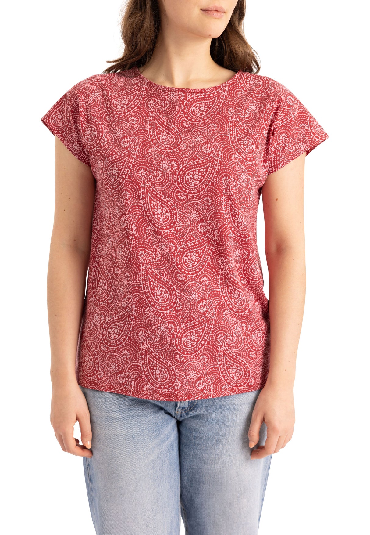 Lucia - Claret Print - Trespass