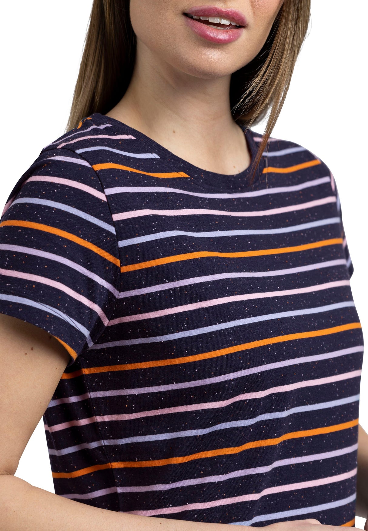 Michaela - Navy Multi Stripe - Trespass