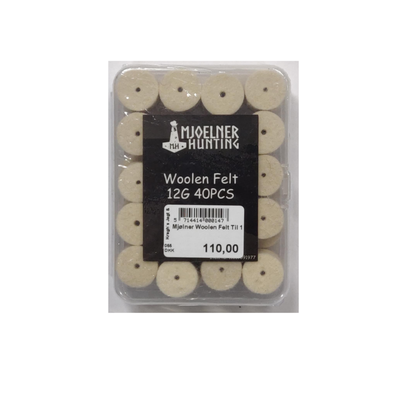 Woolen felt for 12G. 40pcs