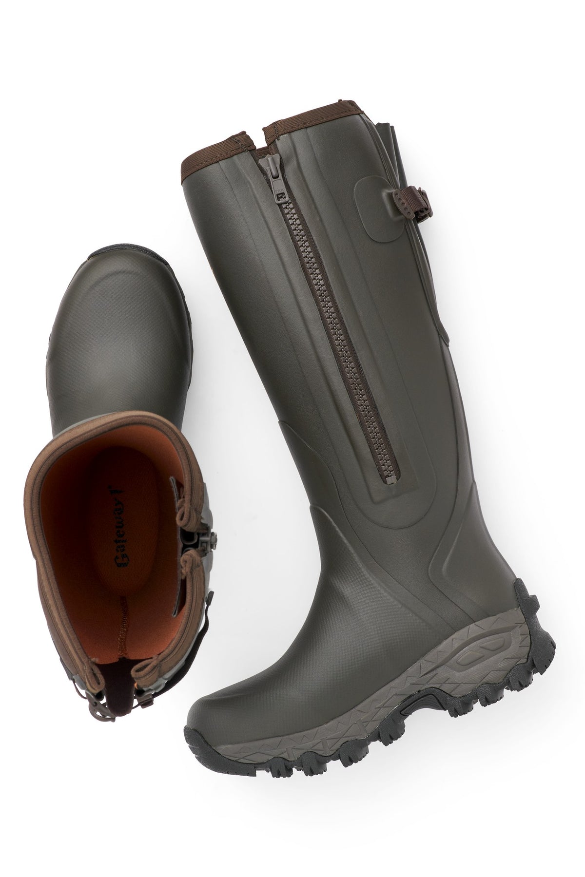 Gateway1 Moor Country Lady 17" - side-zip Dark Brown