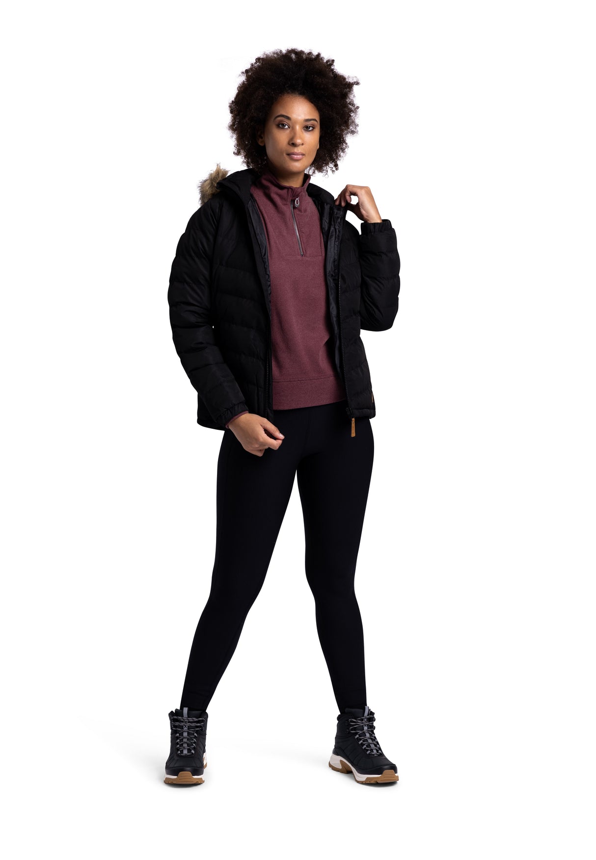 Nadina - Black / Black - Trespass