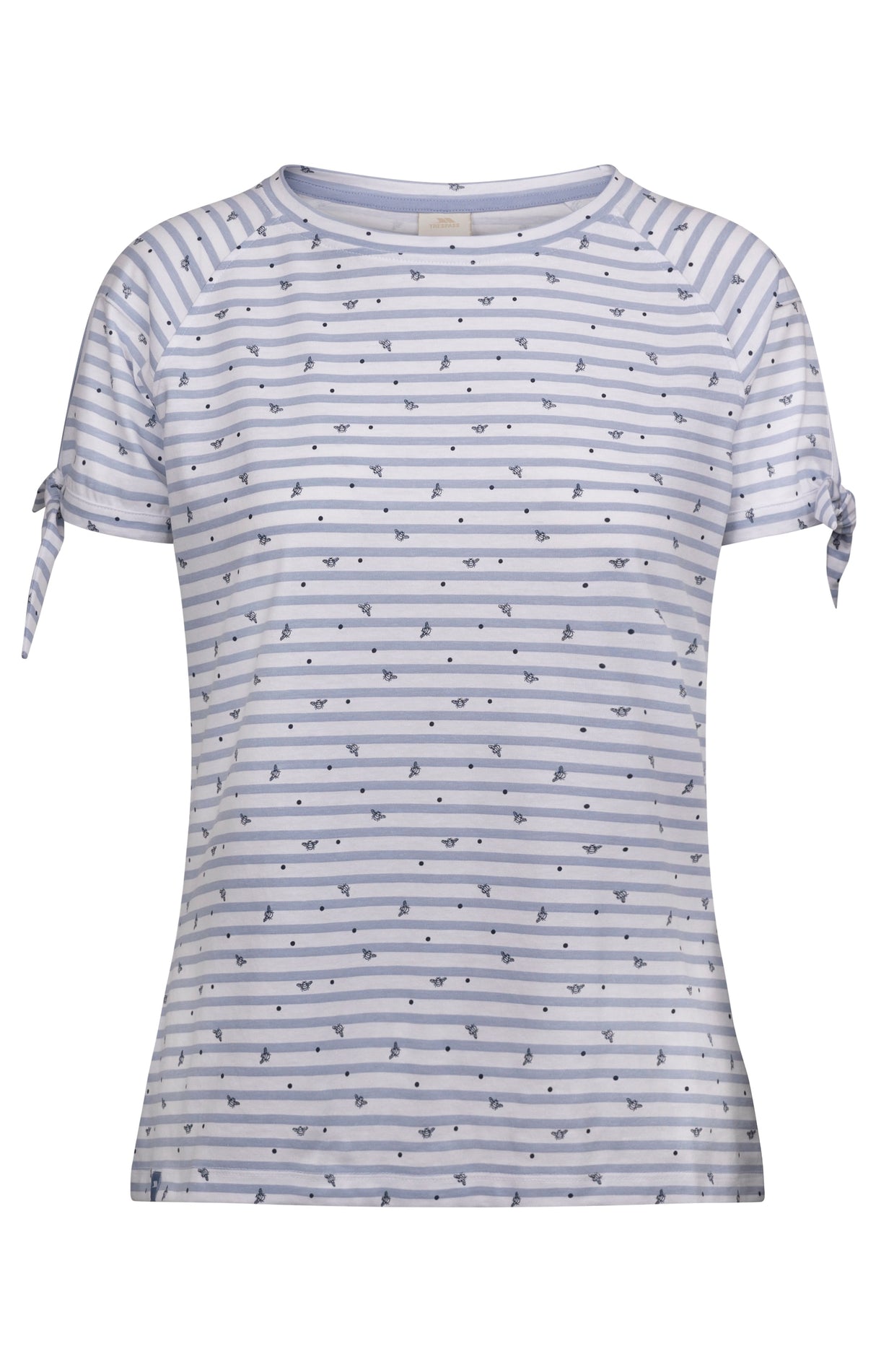 Penelope - Cool Blue Stripe Bee Print - Trespass