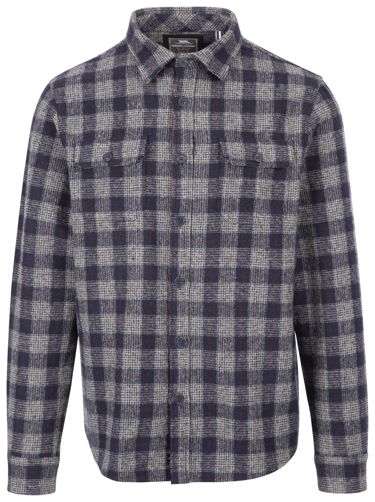Portlaw - Grey Blue Check - Trespass