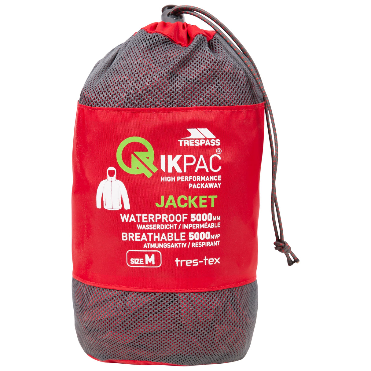 Qikpac Jacket - Red - Trespass