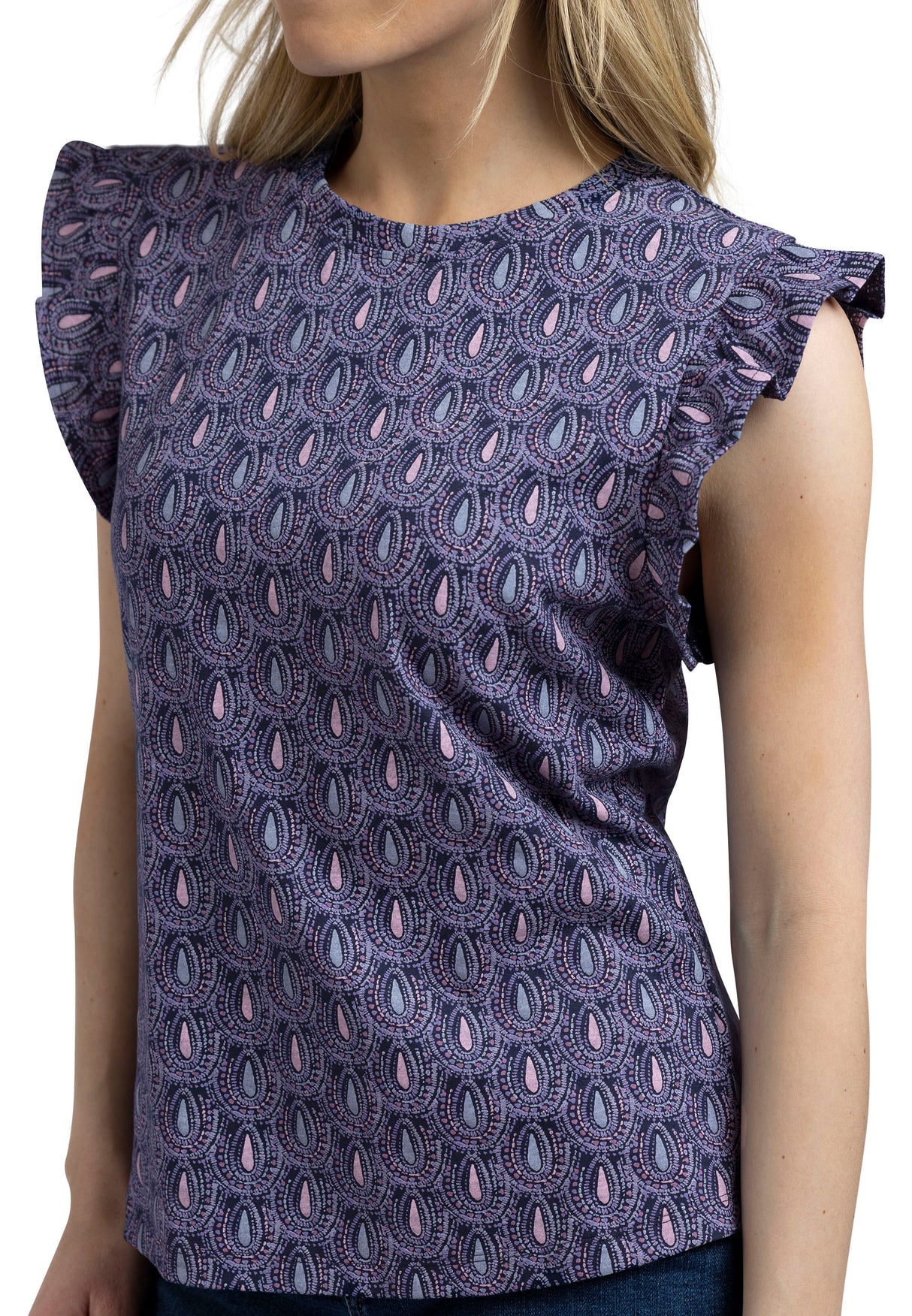 Salma - Navy Print - Trespass