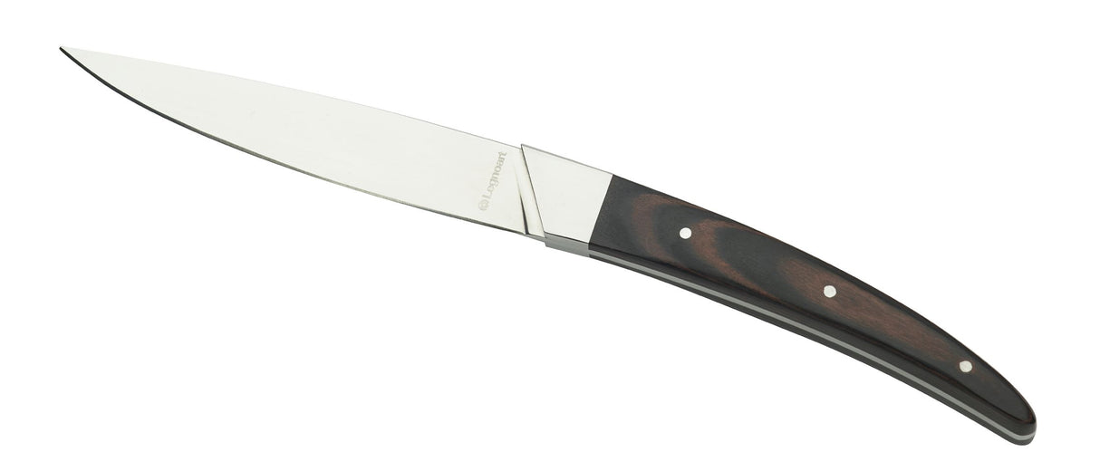 Legnoart PORTERHOUSE Steakknive sæt (4) - mørkt skaft