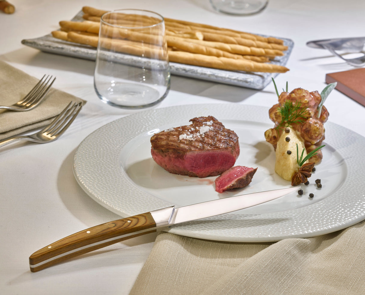 Legnoart PORTERHOUSE Steakknive sæt (4) - lyst skaft