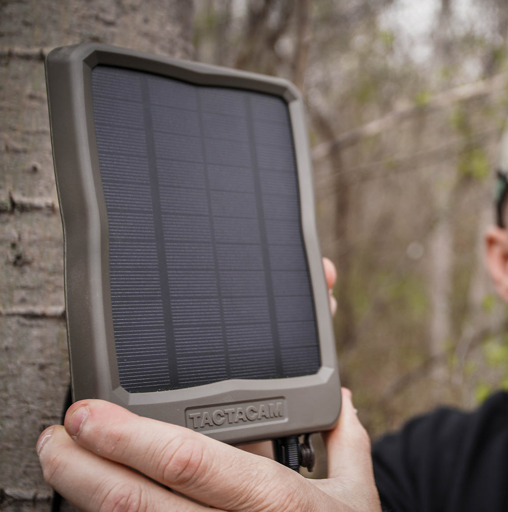 Tactacam solcelle panel