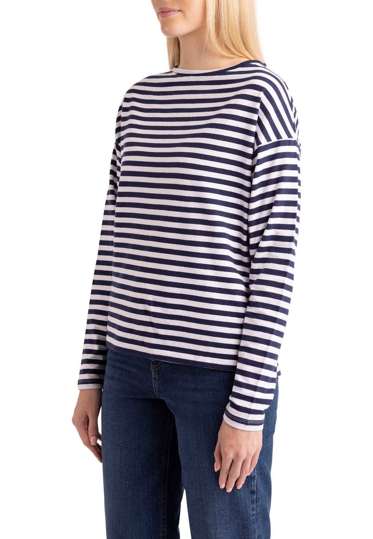 Thelma - Navy Stripe - Trespass