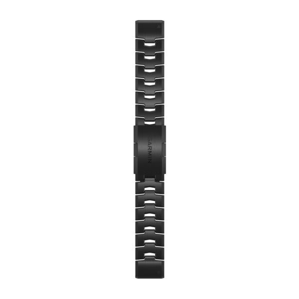 QuickFit® 22 urremme, Ventileret titaniumlænke, Carbon Grey DLC-belægning