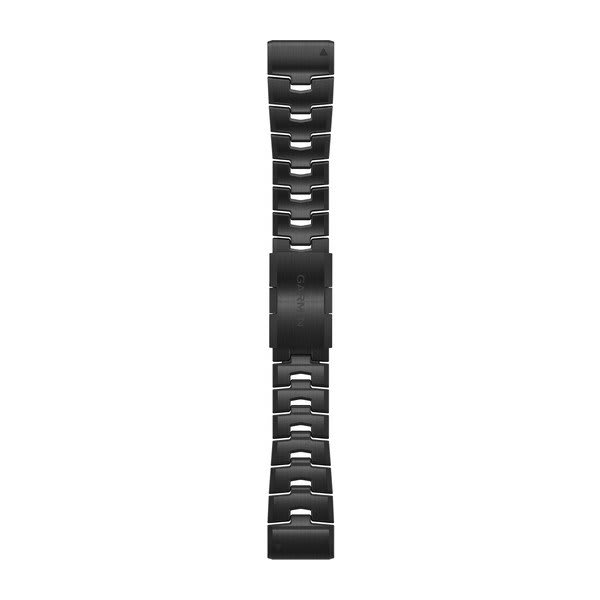 QuickFit® 26 urremme, Ventileret titaniumlænke, Carbon Grey DLC-belægning