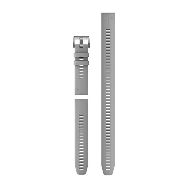 QuickFit® 22 remme, Powder Grey silikone (Dykkersæt med 3 dele)