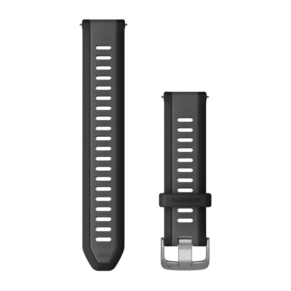 Quick Release remme (20 mm), Sort/Slate Grey