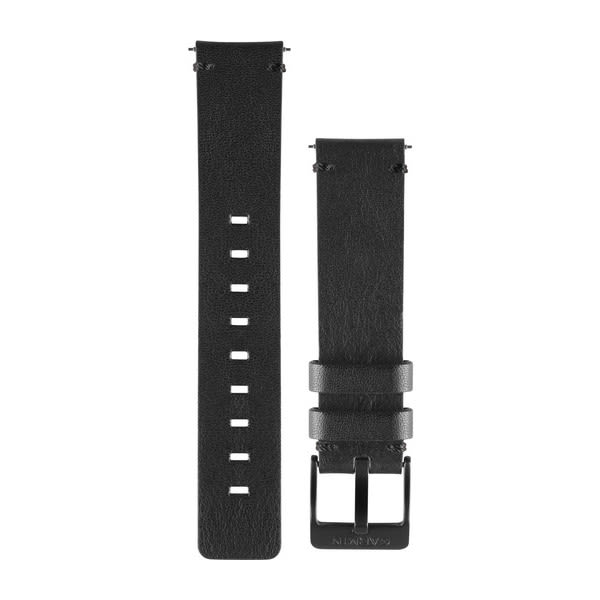 Quick Release remme (vívomove™), Sort læderrem