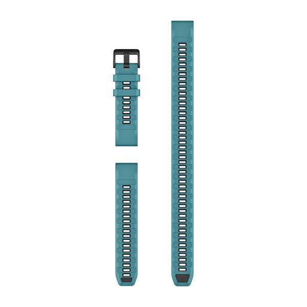 QuickFit® 22 remme, Turkis silikone (Dykkersæt med 3 dele)