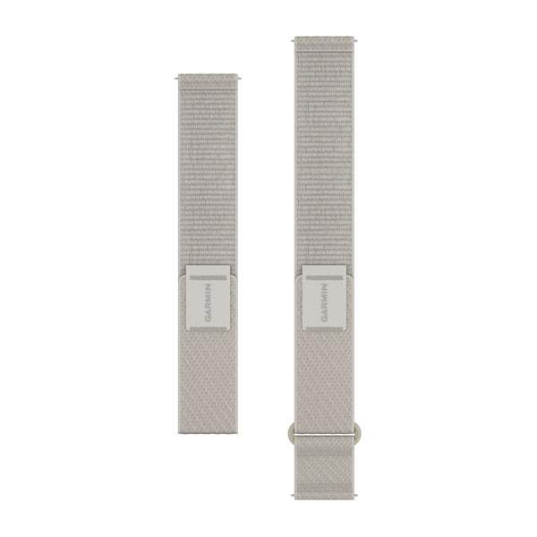 Quick Release remme (20 mm), Elfenbenshvid ComfortFit nylon