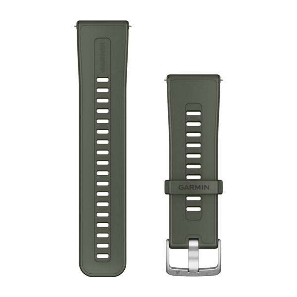 Quick release remme (24 mm), Moss silikone