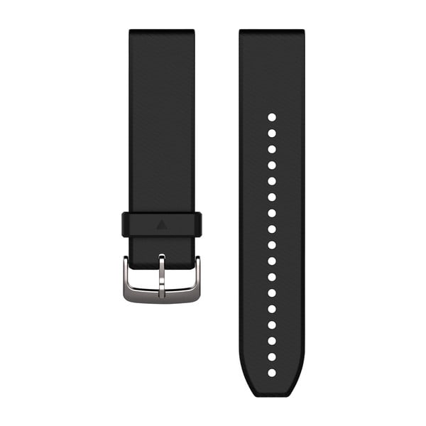 QuickFit® 22 urremme, Sort/Sølv silikone