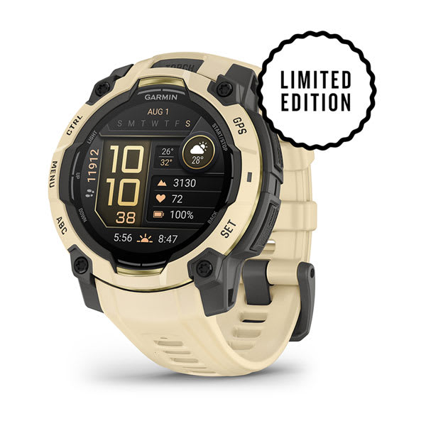 Instinct® 3 – 45 mm, AMOLED, Citrine med Citrine rem