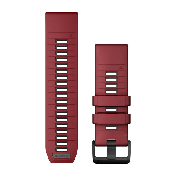 QuickFit® 26 remme, Marsala/Graphite silikone
