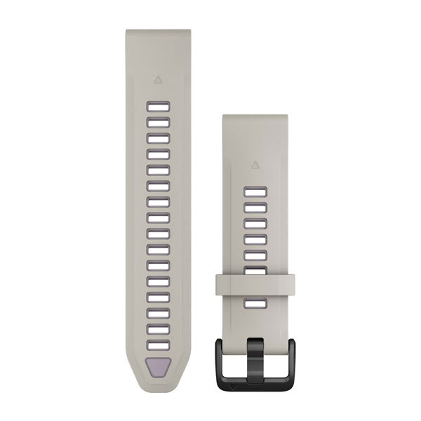 QuickFit® 20 remme, Fog Grey/Lavender silikone
