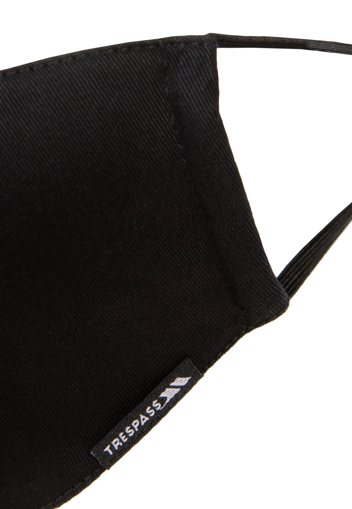 Cloth Face Mask + 3 Filters - Black - Trespass