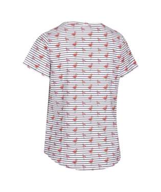 Cara - White Flamingo Stripe - Trespass