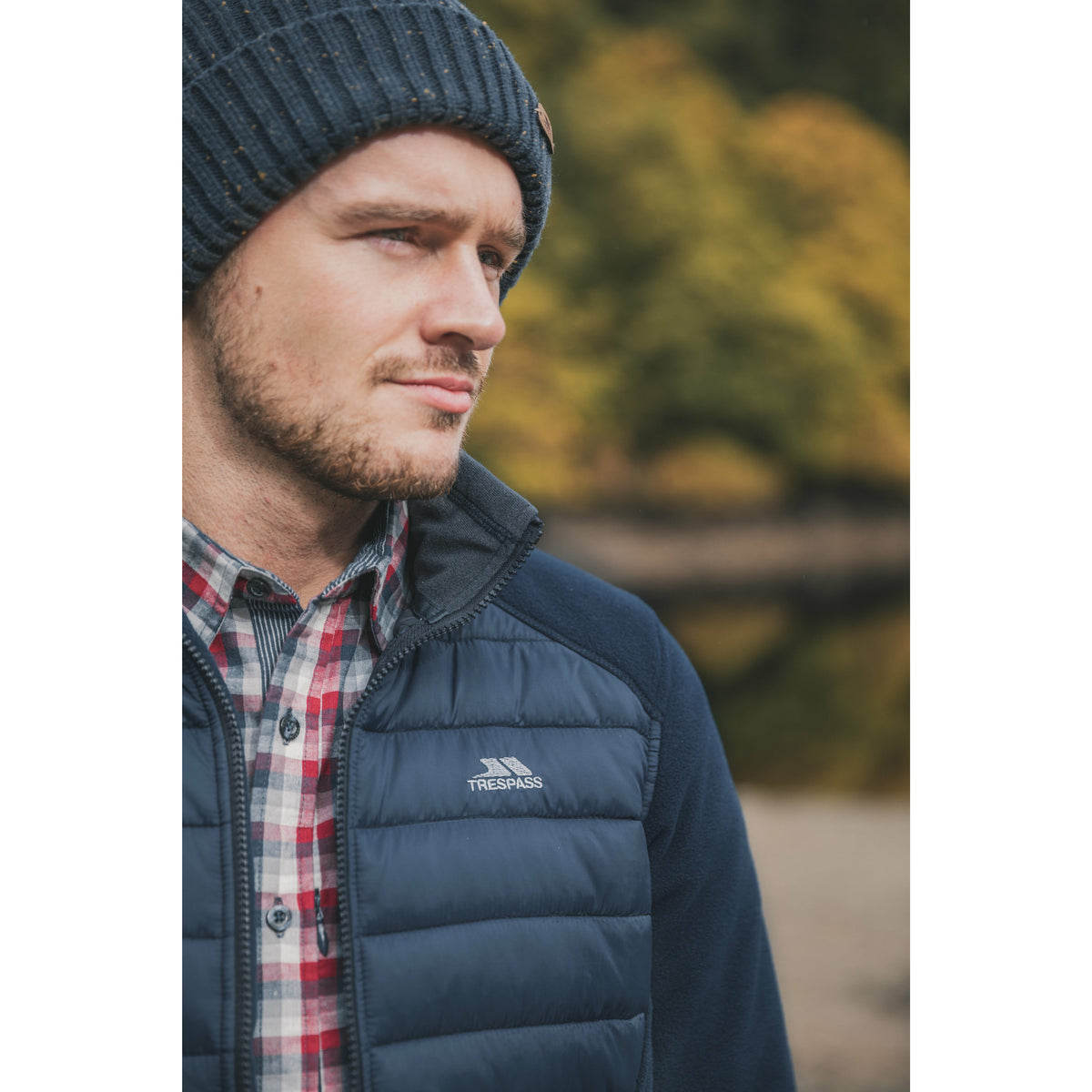 Mateo - Navy Fleck - Trespass