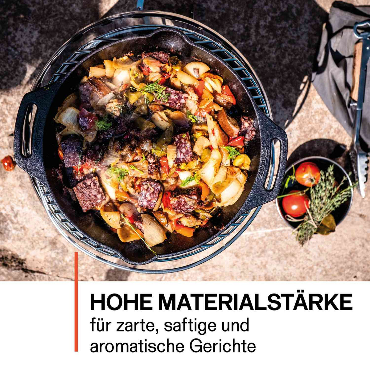 Petromax Dutch Oven ft3 with a flat base - Petromax