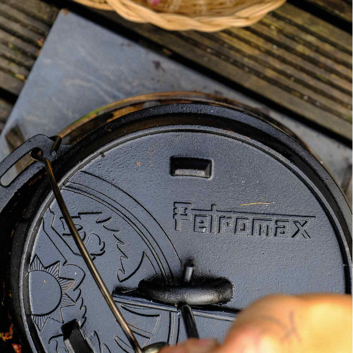 Petromax Dutch Oven ft6 med ben – 5,5 L støbejernsgryde