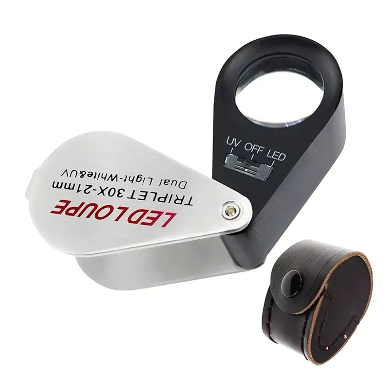 Globuz - 10x Inspection Loupe with LED & UV Light