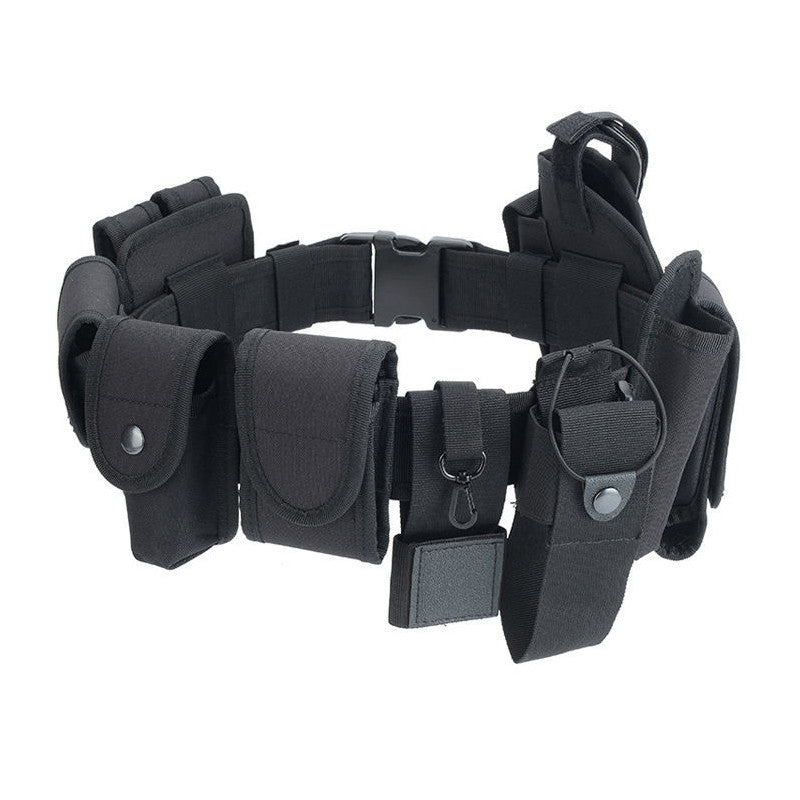 Globuz - 9-in-1 Multifunctional Tactical Belt - Black