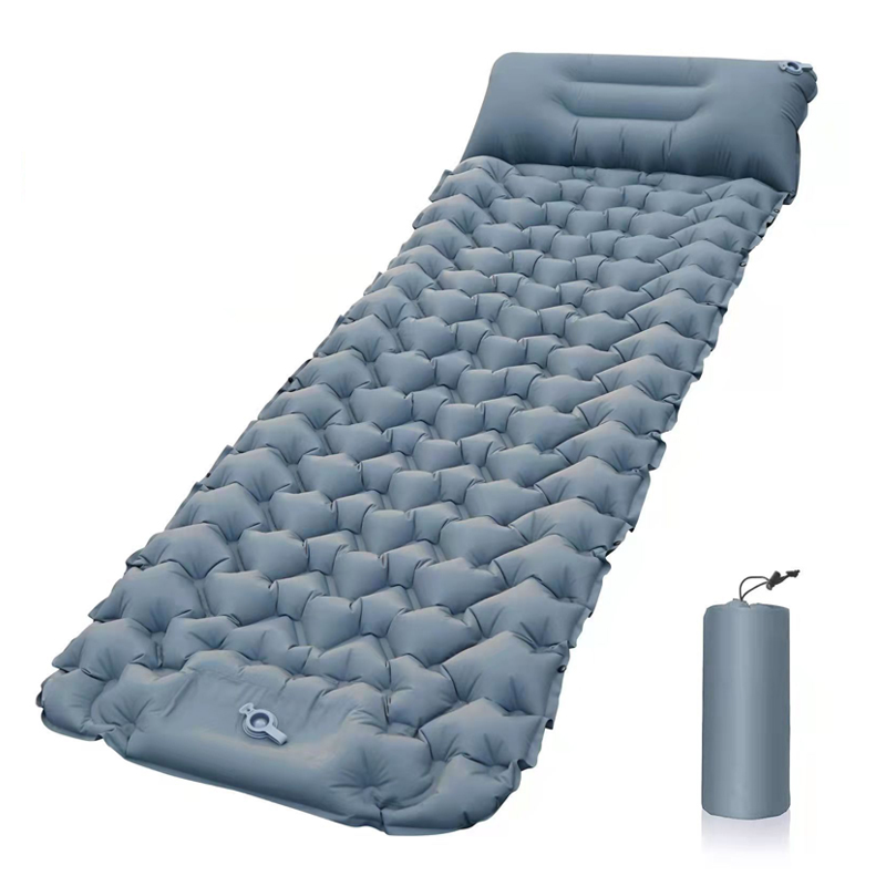 GLOBUZ - Self-Inflating Sleeping Pad - 198 X 68 X 9 CM Grey