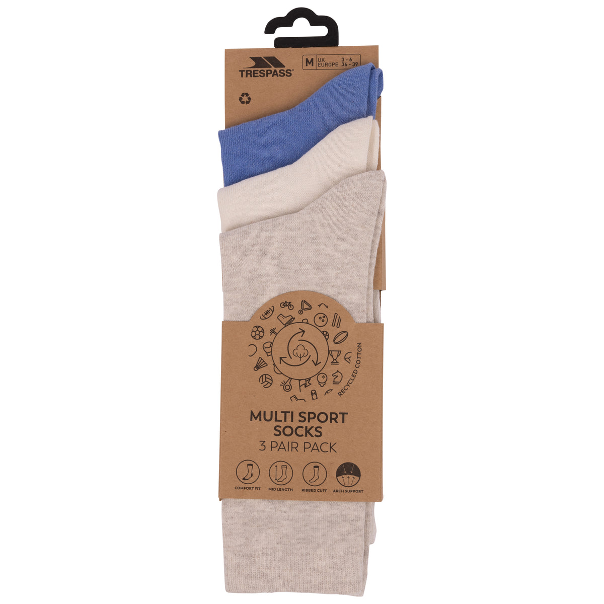 Heathan - Oatmilk / Cream / Storm Blue - Trespass