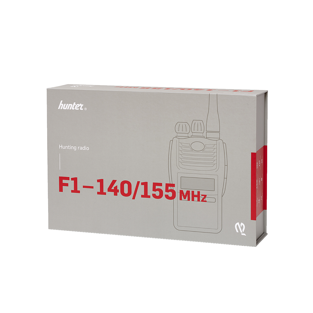 Hunter - F1 Jagtradio m/display 140/155 mHz