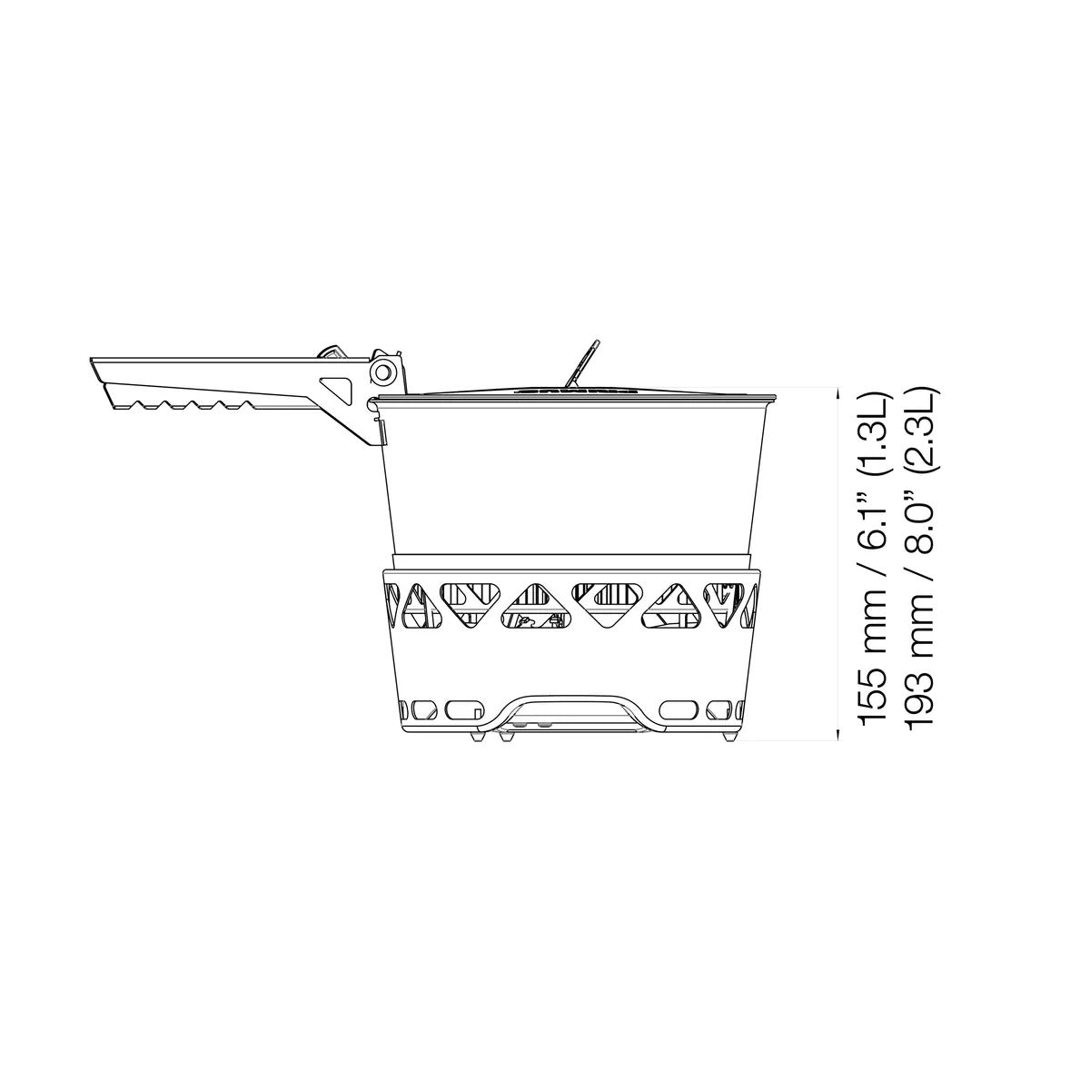 Primetech Stove Set Ii 1x W. Pan - Primus