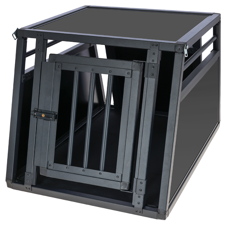 Transportbur i high-quality aluminium - 77x55x50cm
